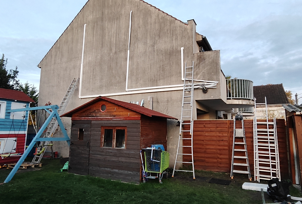 Installation d'un quadri splits SAMSUNG à Villeparisis (77270)