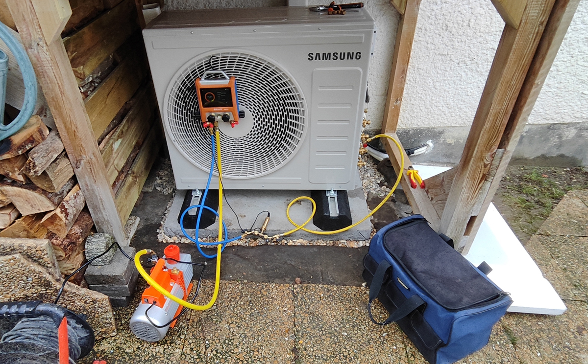 Installation d'un quadri-splits SAMSUNG à Dammartin en Goële (77230)