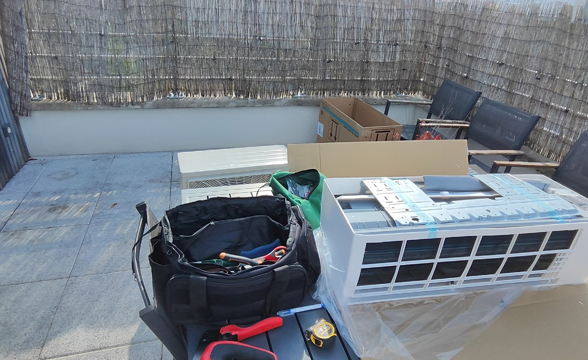 Installation mono-split_DAIKIN dans un appartement à Bussy Saint Georges 77600