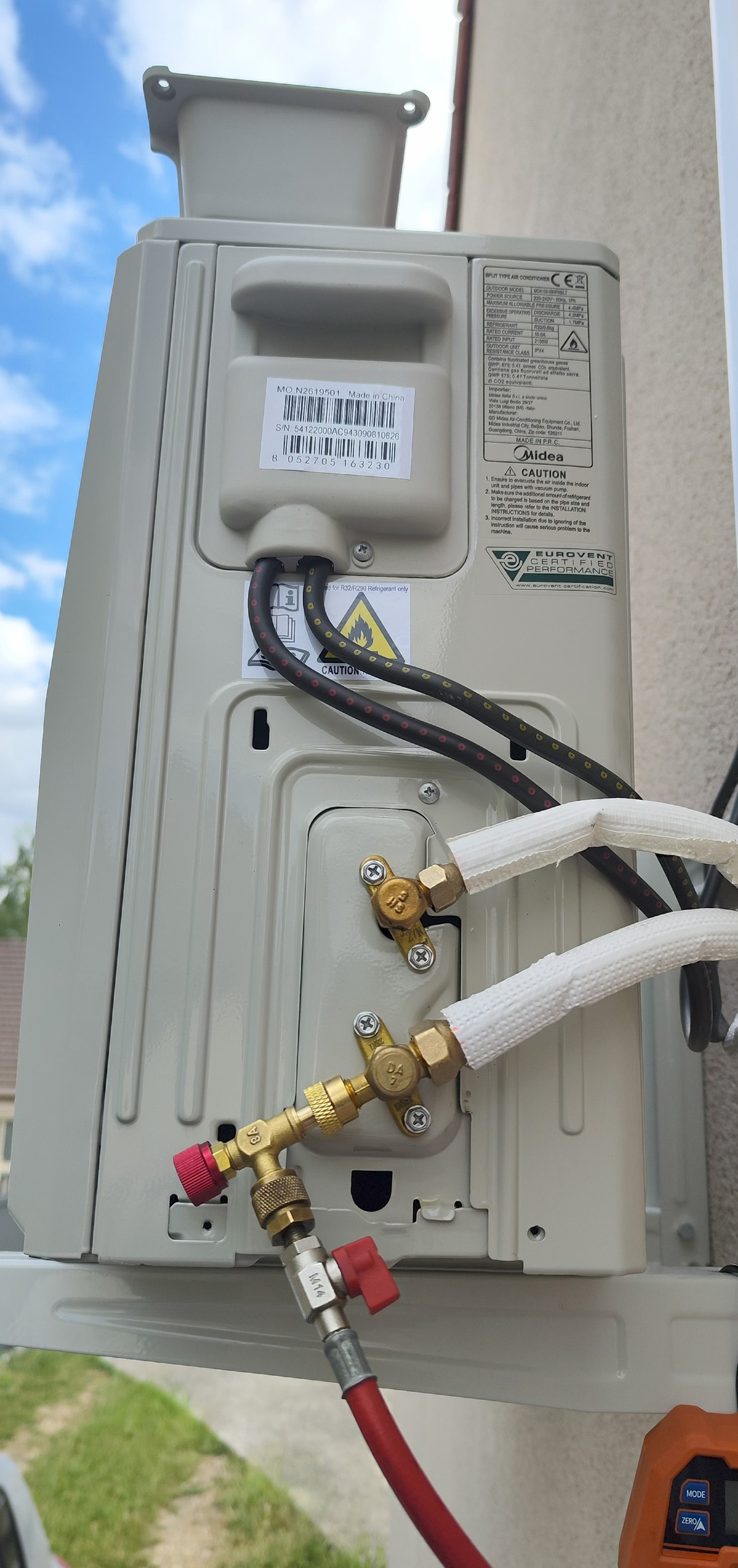 Installation monosplit MIDEA à Vaires-sur-Marne