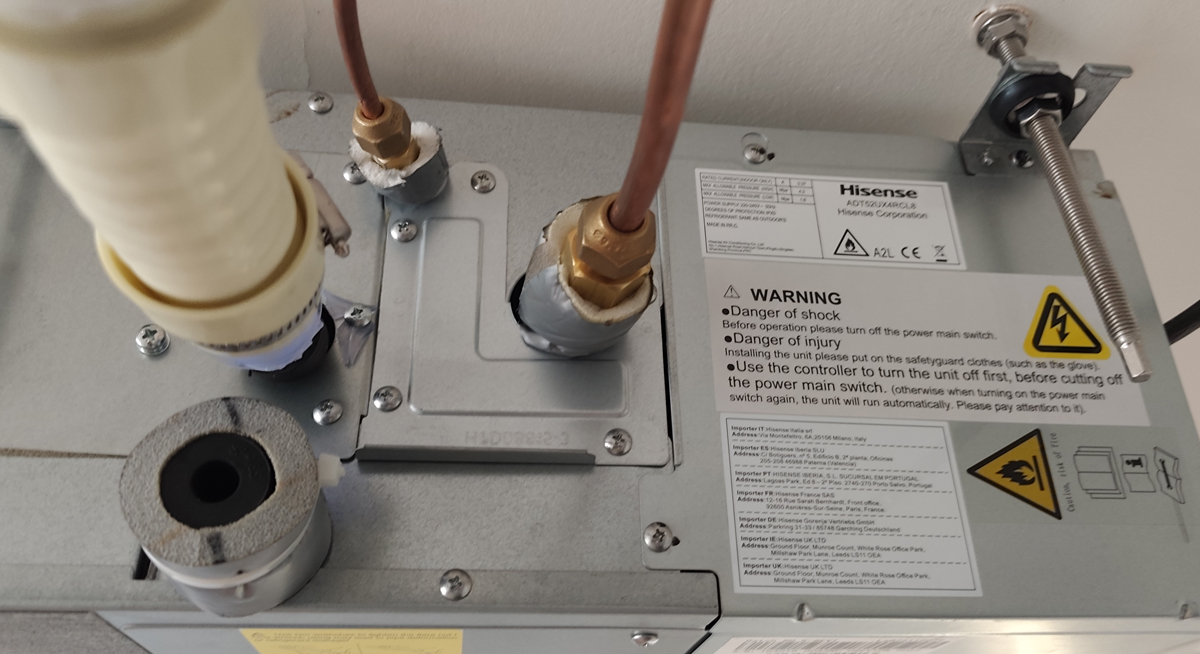 Mise en service Bi-splits HISENSE à Montigny-lès-Cormeilles 95370