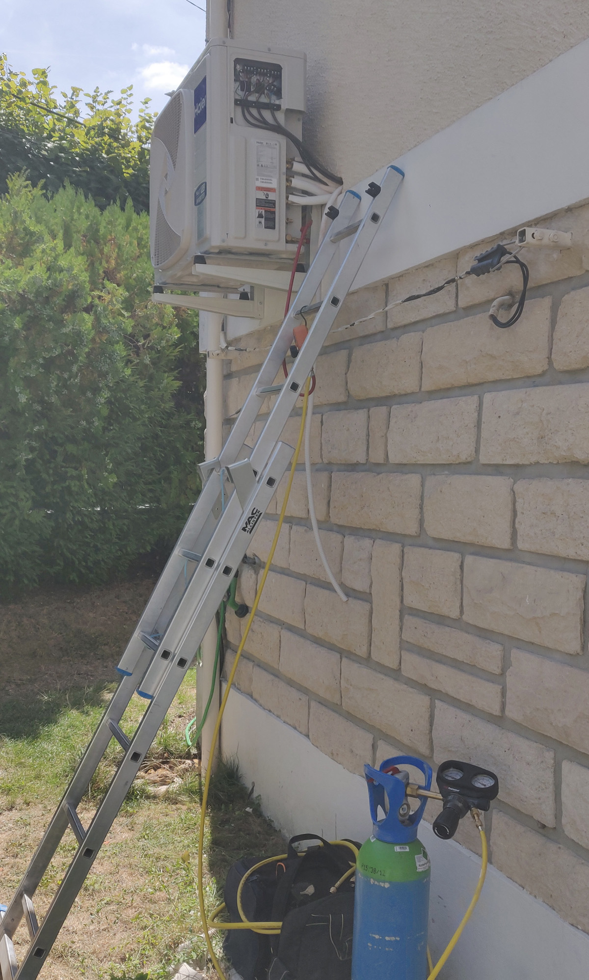 Mise en service Tri-splits HAIER à Gournay-sur-Marne 93460